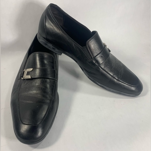 Bruno Magli Rissone Nappa Loafers Black sz 8.5M - Picture 6 of 10